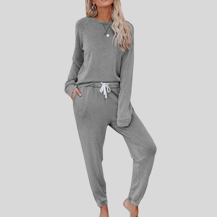JOCELYN™ | Conjunto Casual de Manga Larga y Pantalones de Sudadera