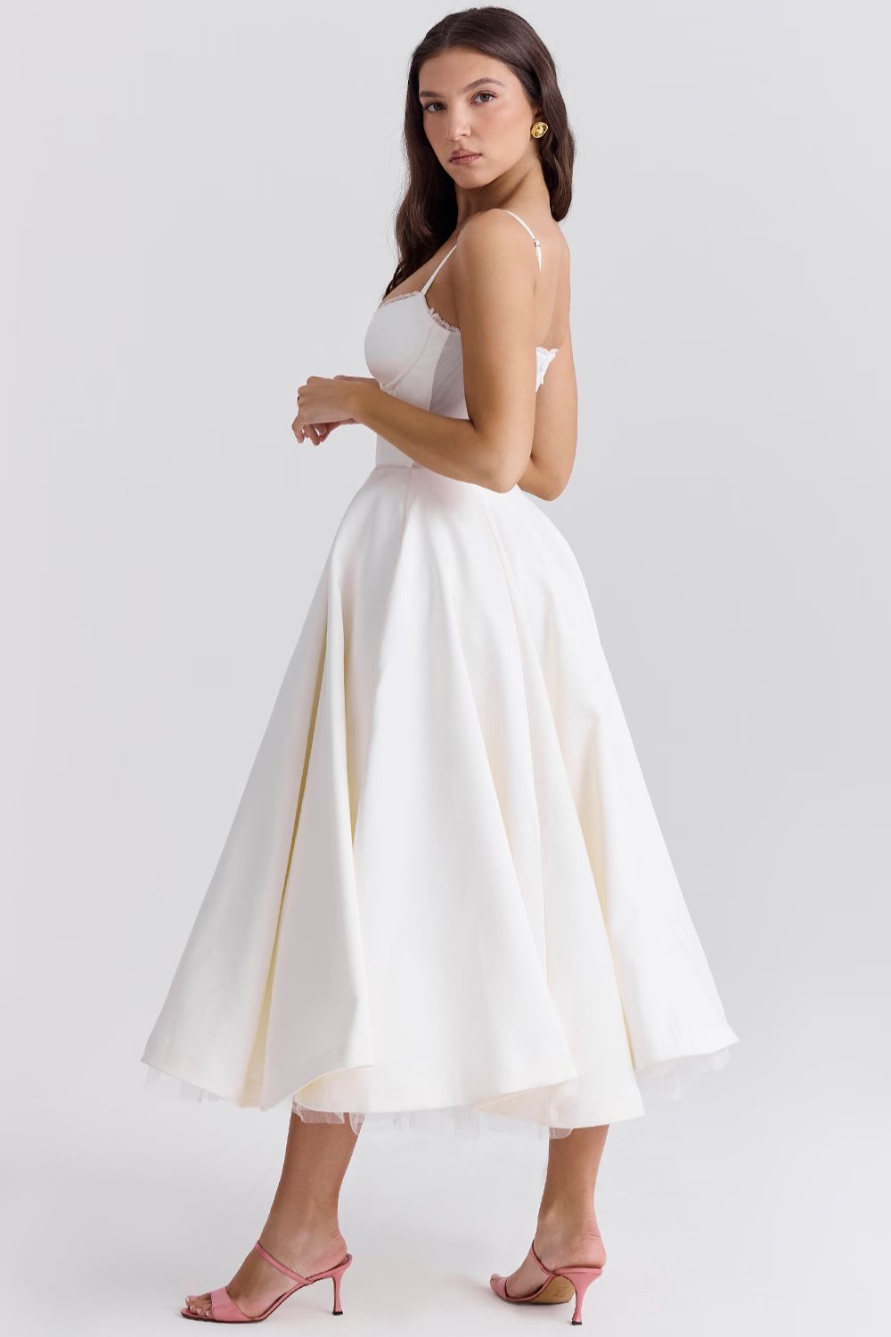 Cordelia | Vestido con Detalles Delicados de Tul