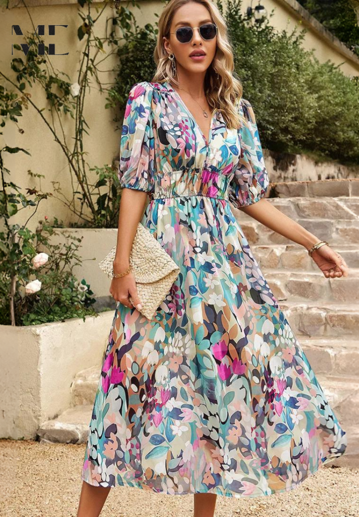 HAYLEY - VESTIDO CON ESTAMPADO FLORAL