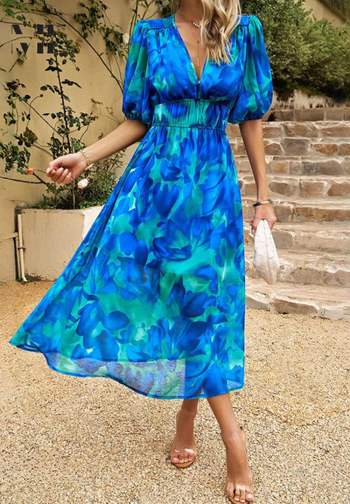 HAYLEY - VESTIDO CON ESTAMPADO FLORAL