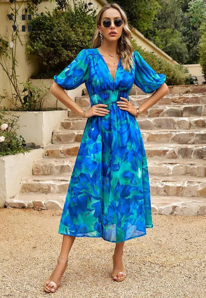 HAYLEY - VESTIDO CON ESTAMPADO FLORAL