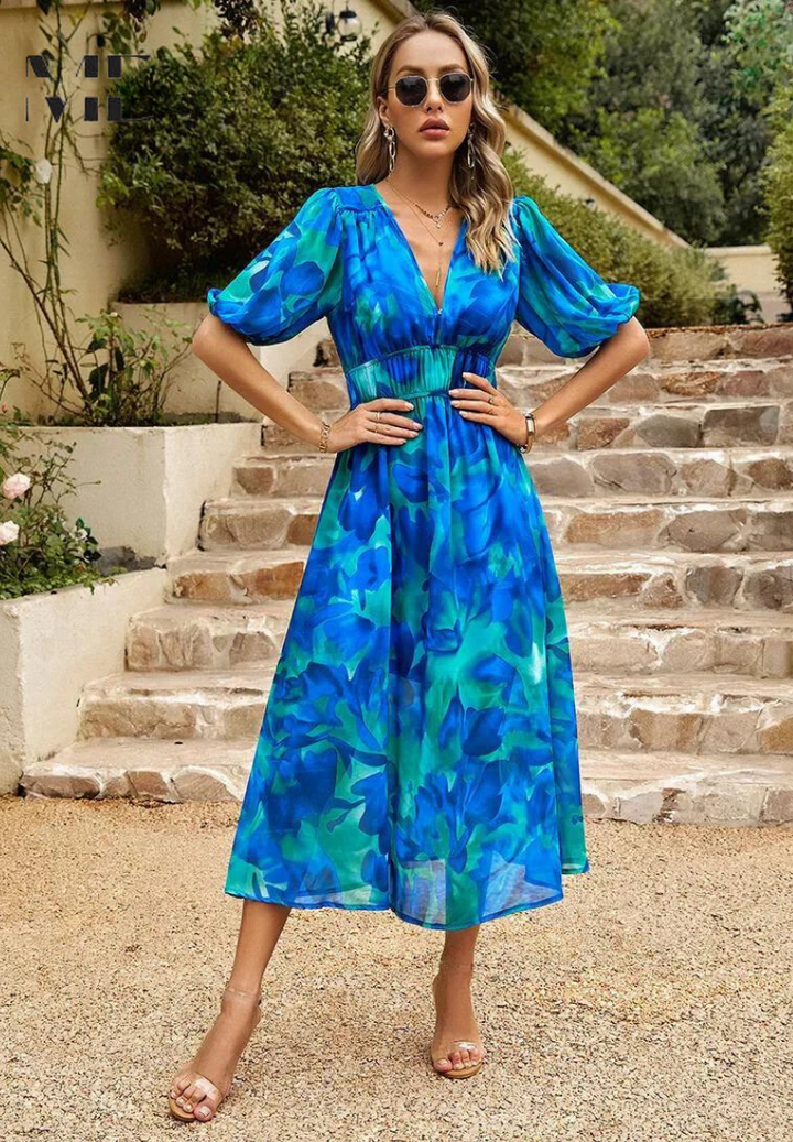HAYLEY - VESTIDO CON ESTAMPADO FLORAL