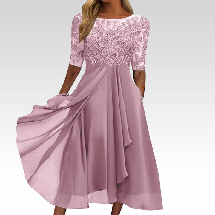 ZIA - VESTIDO DE ENCAJE DELICADO