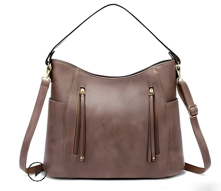 ELISHA - BOLSO DE CUERO CLÁSICO Y ELEGANTE