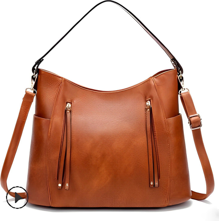 ELISHA - BOLSO DE CUERO CLÁSICO Y ELEGANTE