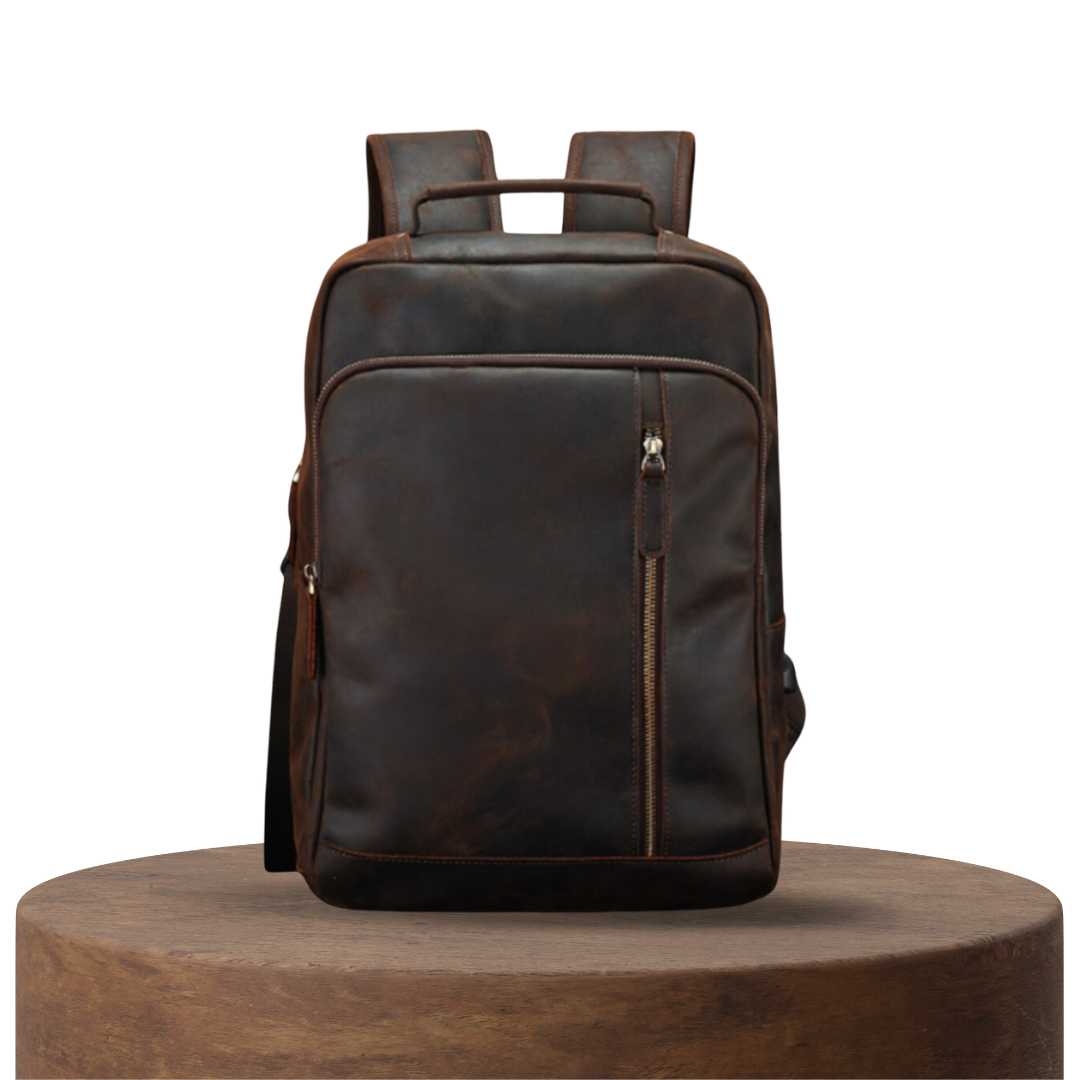 Josh | Mochila Profesional de Cuero para Laptop para Hombre