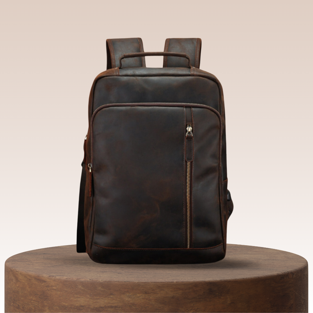Josh | Mochila Profesional de Cuero para Laptop para Hombre