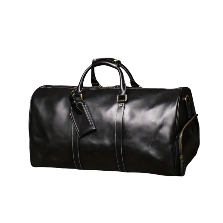 Montgomery | Bolsa Cruzada de Cuero Genuino de Primera Capa