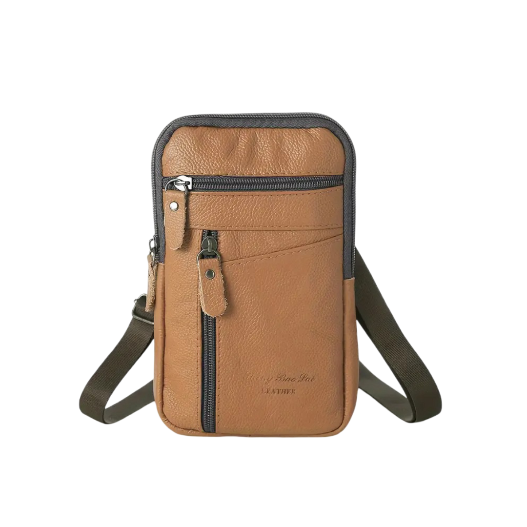 Winslow | Bolsa de Cintura y Cruzada de Piel de Cuero de Primera Capa