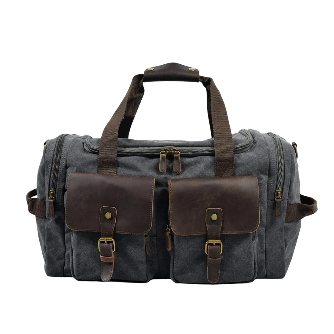 Harlan | Bolsa de lona vintage para fin de semana