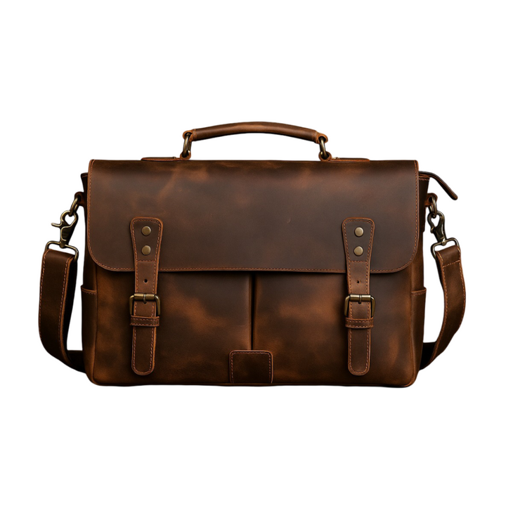 Clinton | Bolsa Mensajera Retro de Cuero
