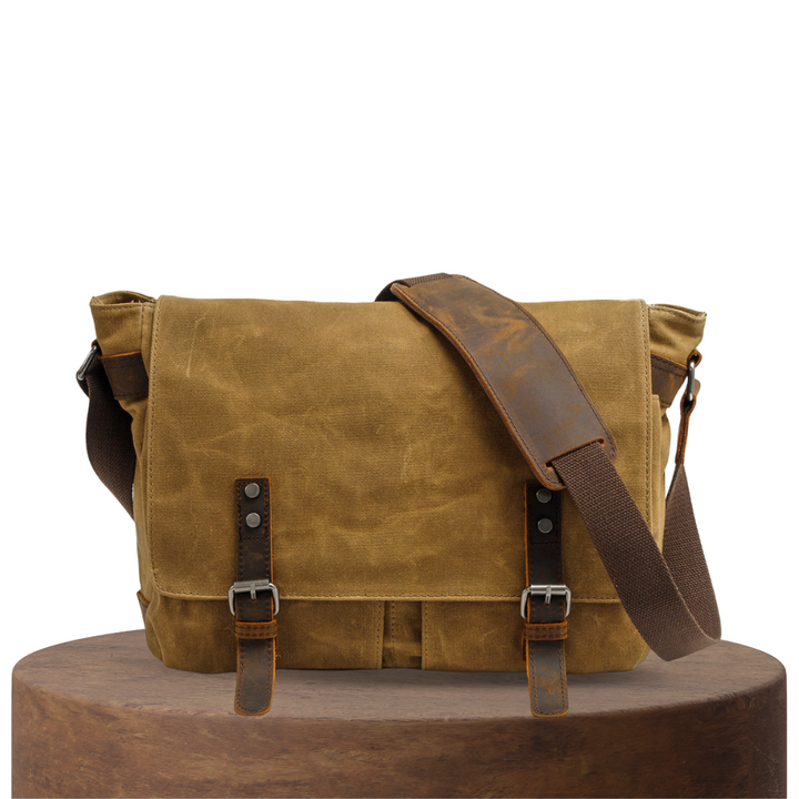 Drake | Cuero con Acabado Encerado | Bolsa de Hombro