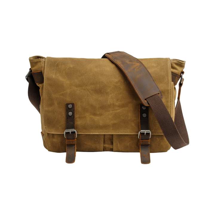 Drake | Cuero con Acabado Encerado | Bolsa de Hombro