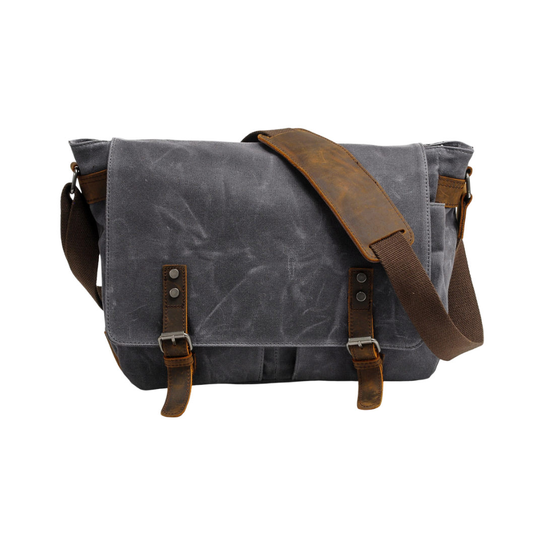 Drake | Cuero con Acabado Encerado | Bolsa de Hombro