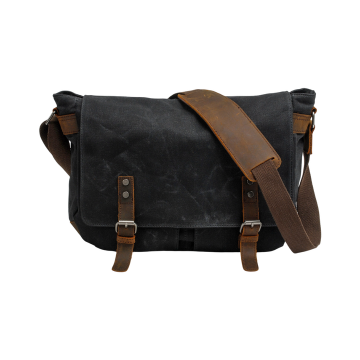Drake | Cuero con Acabado Encerado | Bolsa de Hombro