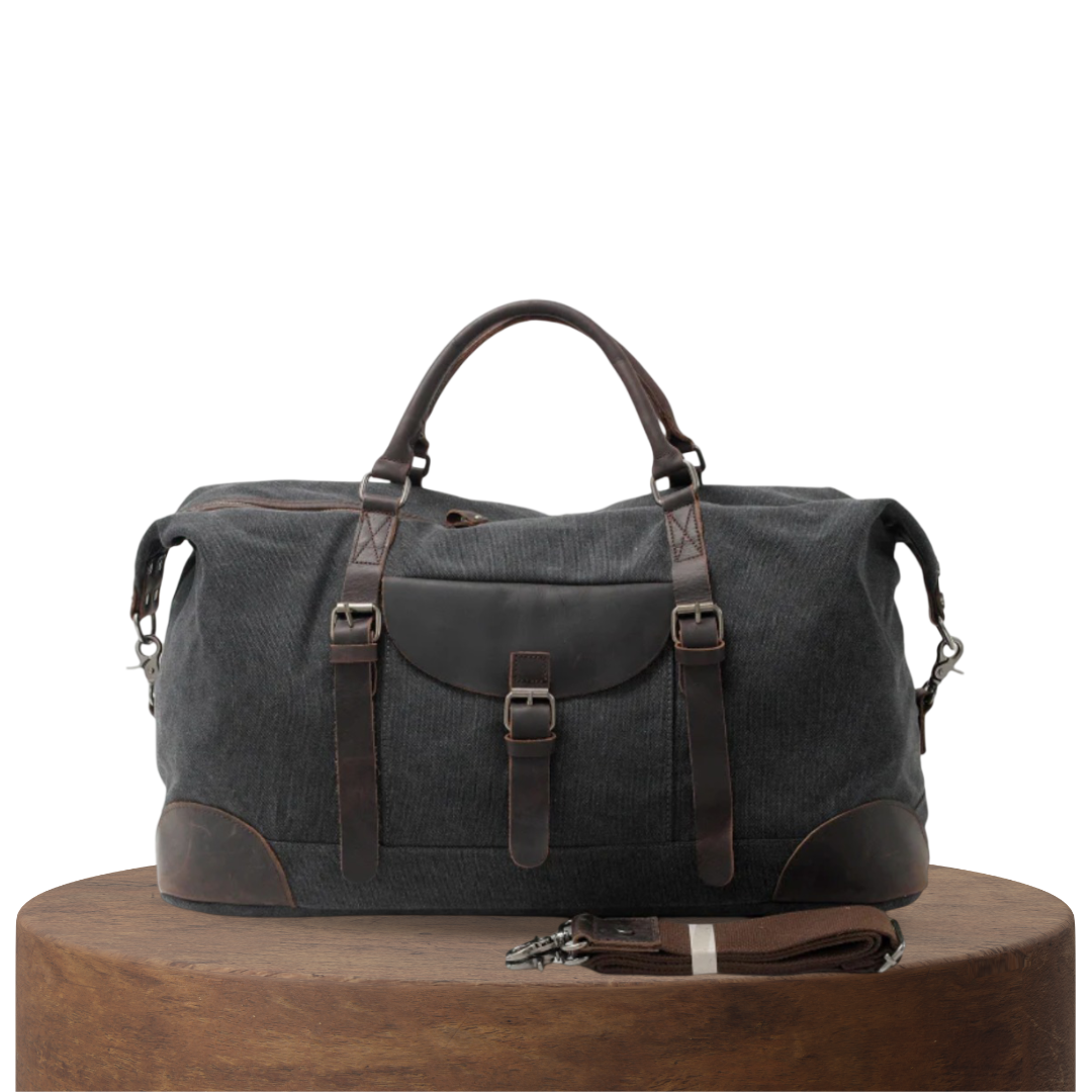 Francis | Bolso de Cuero Vintage y Resistente | Bolsa de Viaje