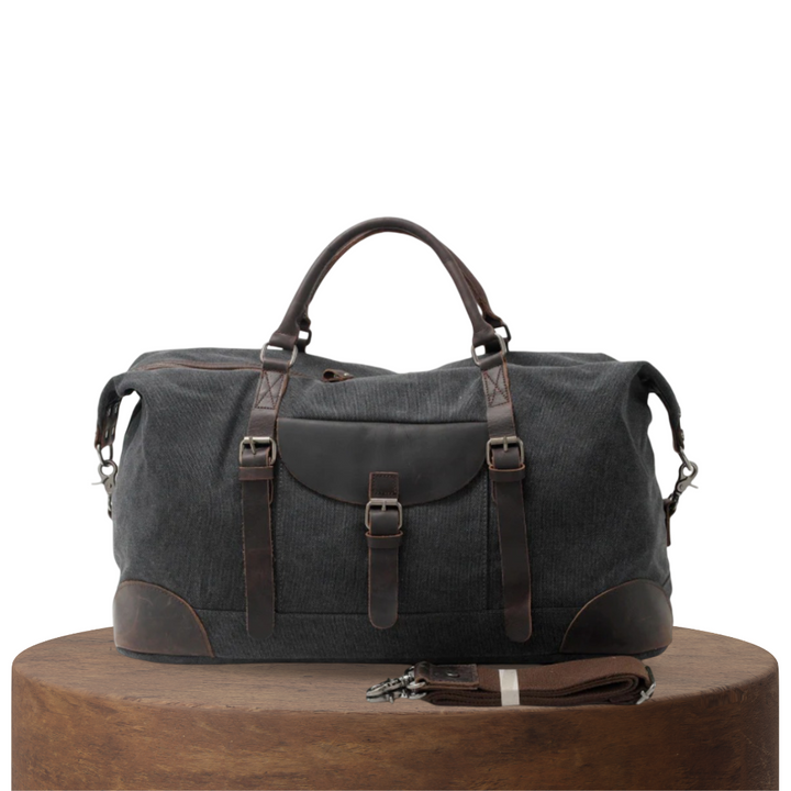 Francis | Bolso de Cuero Vintage y Resistente | Bolsa de Viaje