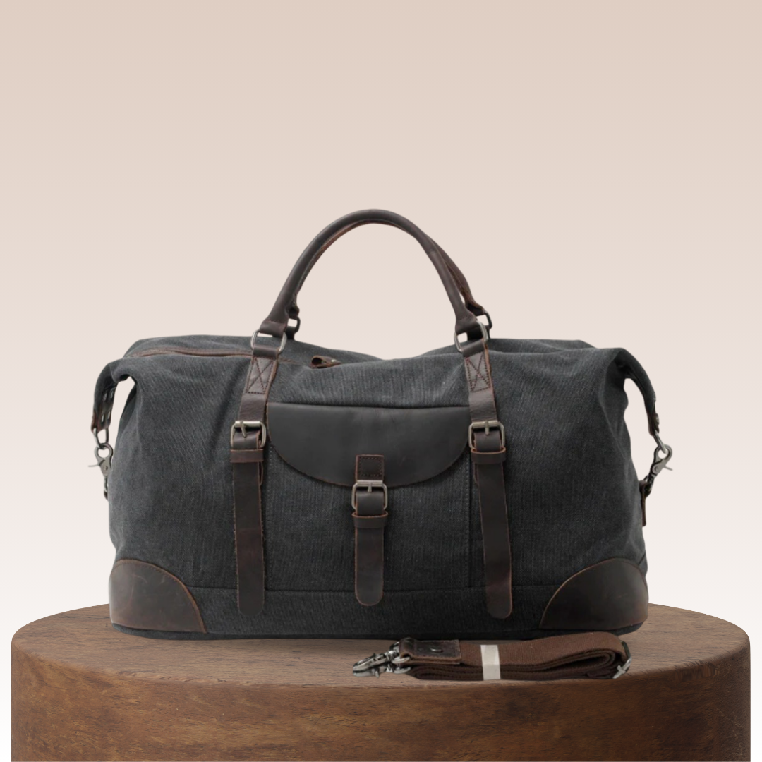 Francis | Bolso de Cuero Vintage y Resistente | Bolsa de Viaje