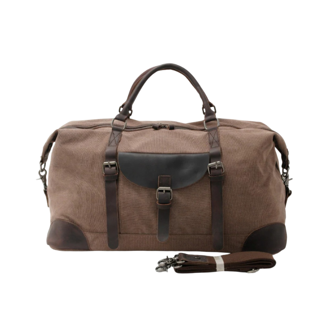 Francis | Bolso de Cuero Vintage y Resistente | Bolsa de Viaje