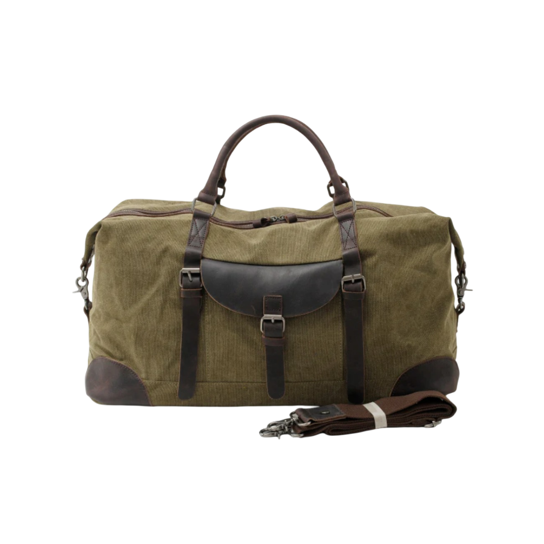 Francis | Bolso de Cuero Vintage y Resistente | Bolsa de Viaje