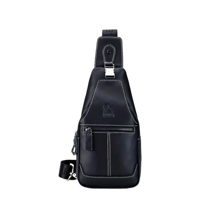 Callum | Bolso de Pecho Cruzado de Cuero para Hombre