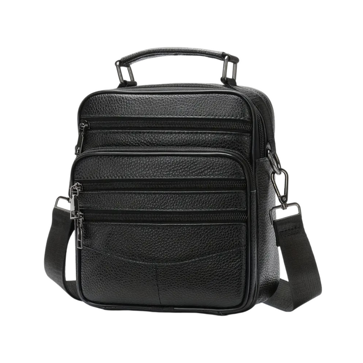 Logan | Bolsa Cruzada Retro de Cuero para Hombre