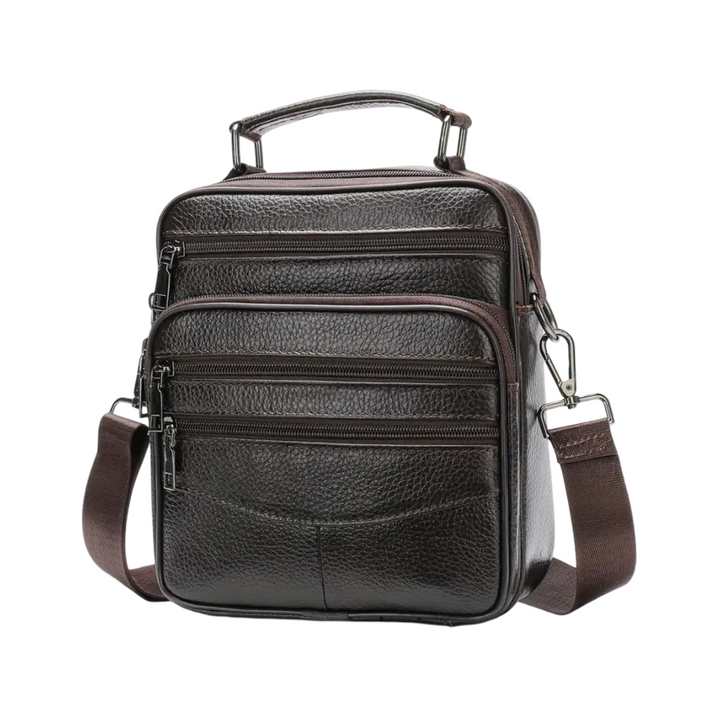Logan | Bolsa Cruzada Retro de Cuero para Hombre