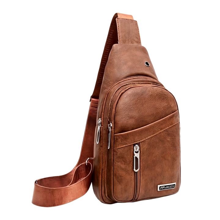Lennox | Bolso Cruzado Deportivo de Cuero para Hombre