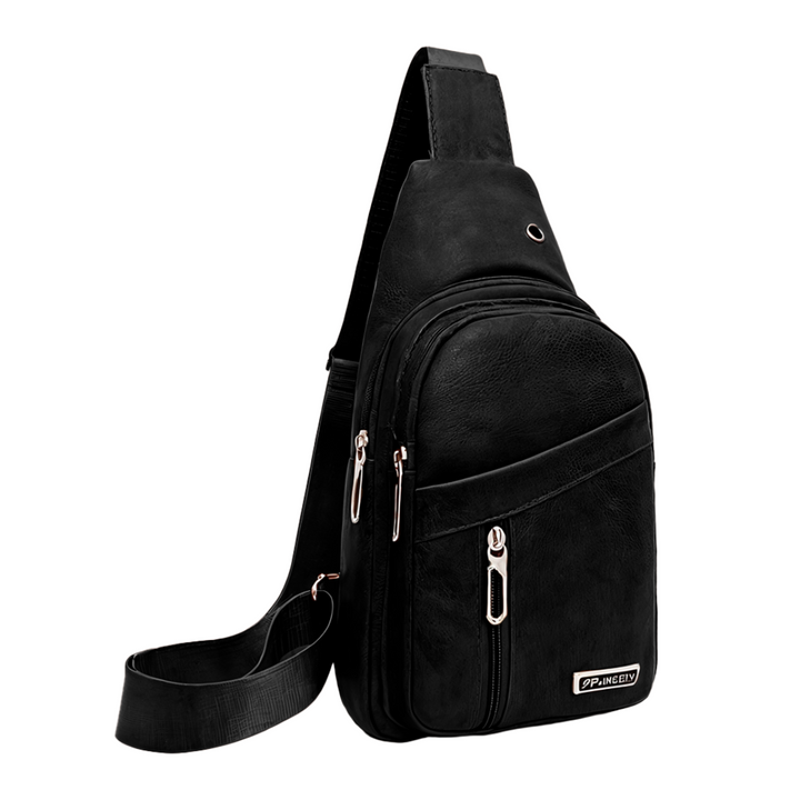 Lennox | Bolso Cruzado Deportivo de Cuero para Hombre