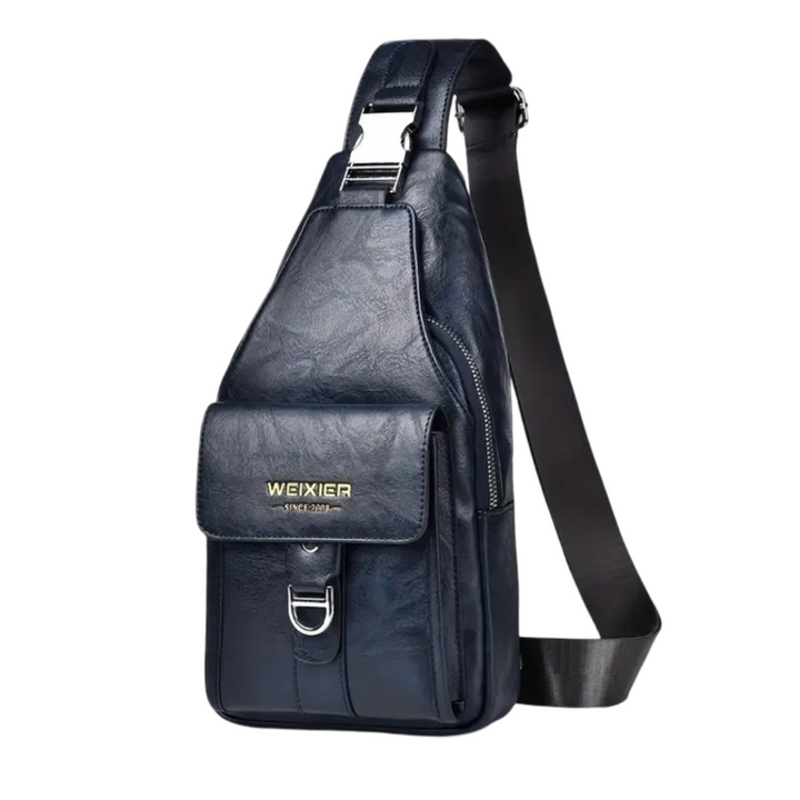 Silas | Bolso Cruzado de Cuero Vintage para Hombre