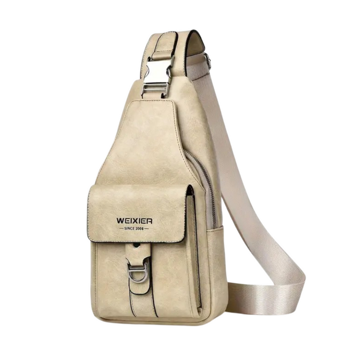 Silas | Bolso Cruzado de Cuero Vintage para Hombre