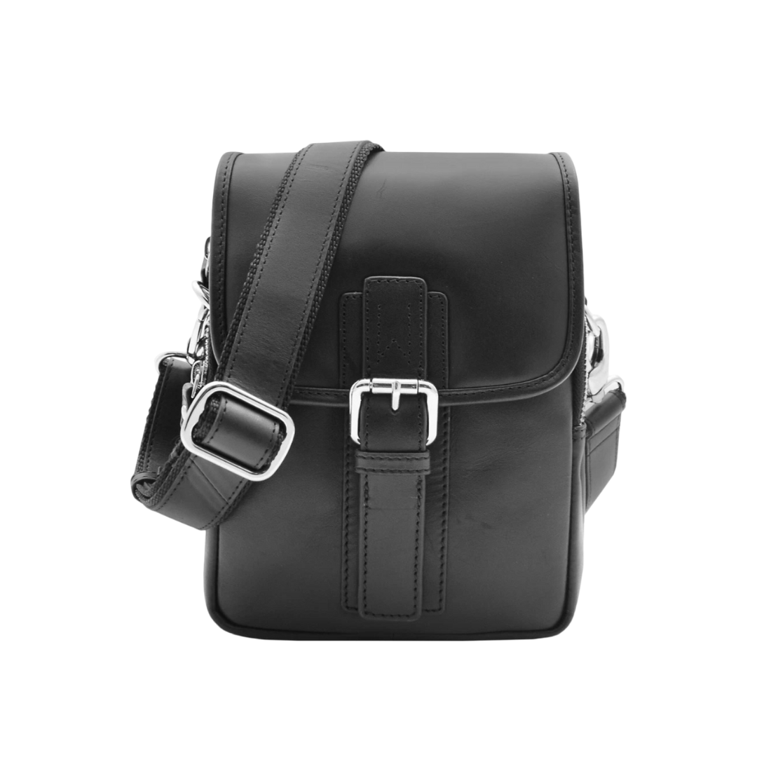 Damon | Bolsa de Hombro de Cuero Genuino para Hombres