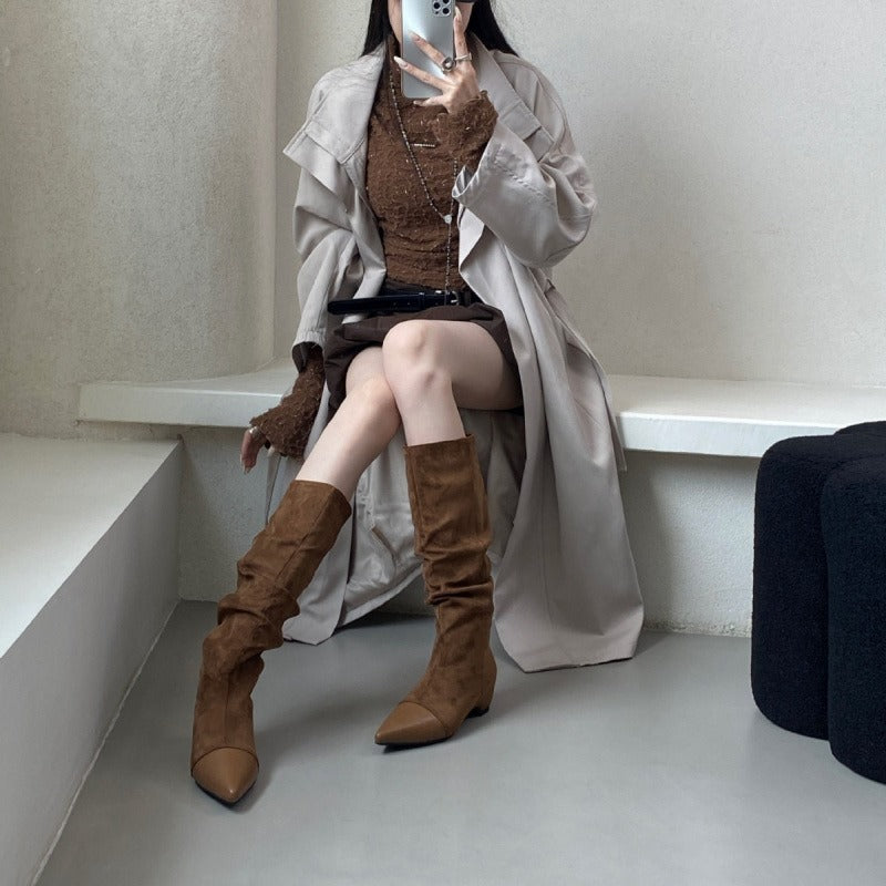 Teagan® | Botas Altas de Gamuza
