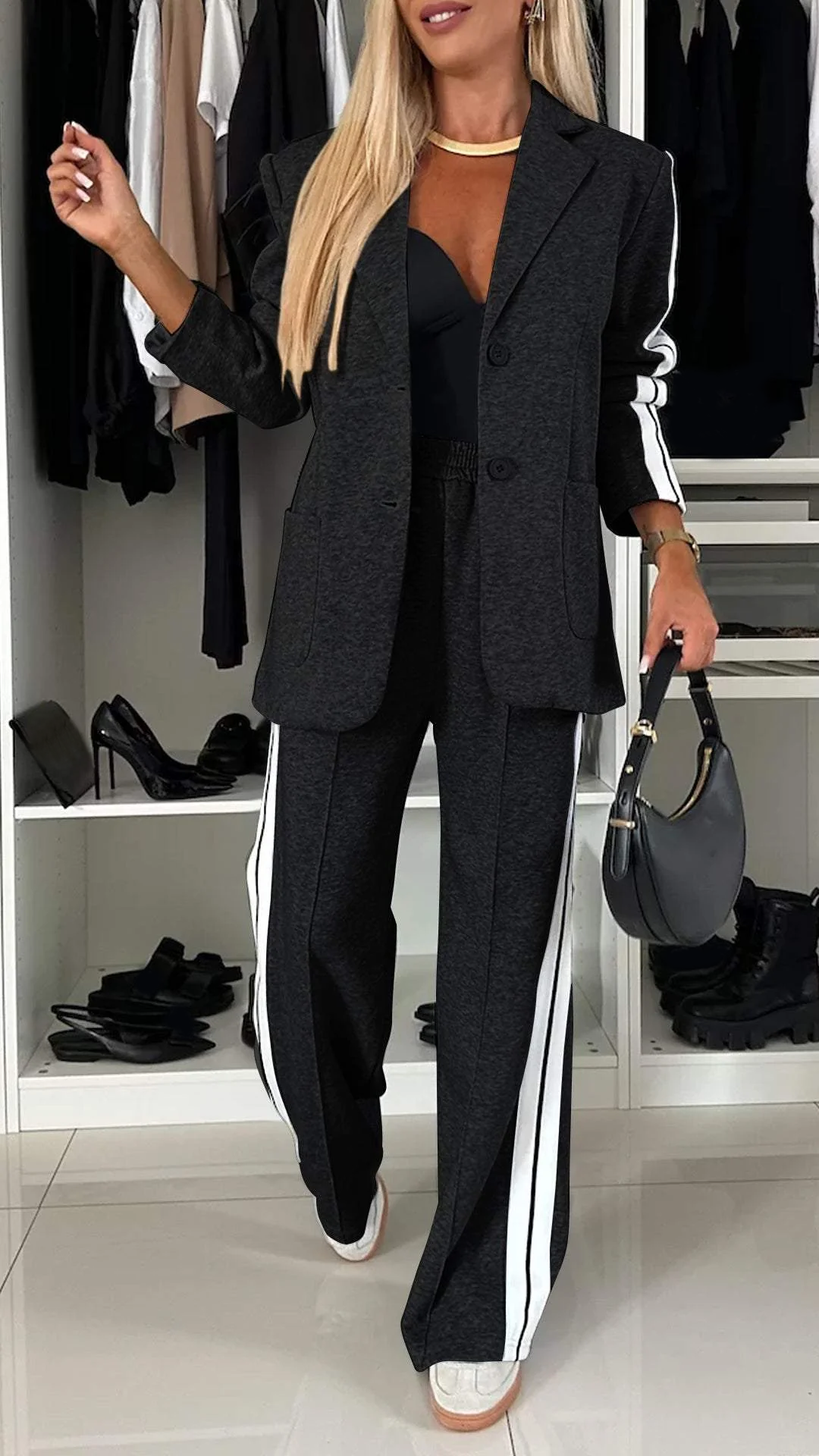 JULIA - TRAJE CASUAL DE MANGA LARGA A LA MEDIDA