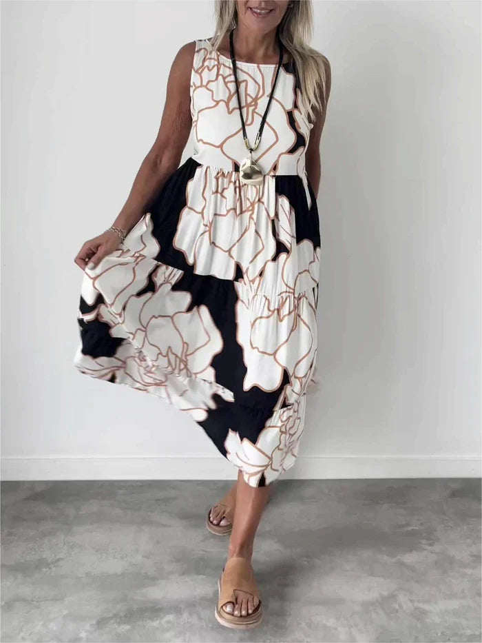 VIOLY - VESTIDO FLORAL CÓMODO