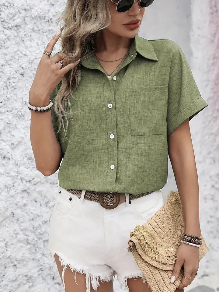 ARMATEESA - CAMISA UTILITARIA DE MANGA CORTA PULIDA