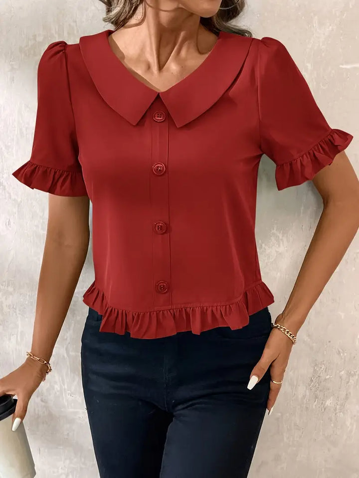 CRISTIANA - BLUSA DIARIA SOFISTICADA