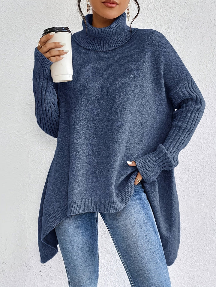 Isla | Suéter Oversized de Cuello Alto