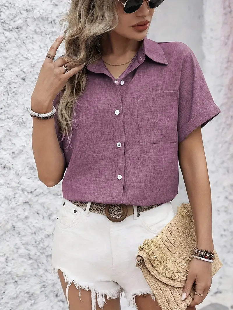 ARMATEESA - CAMISA UTILITARIA DE MANGA CORTA PULIDA