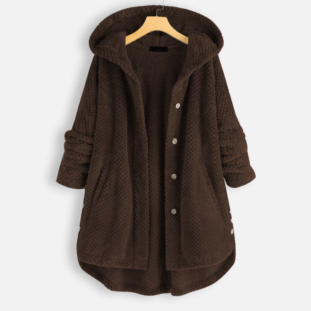 DELANEY - CHAQUETA OVERSIZED CON CAPUCHA