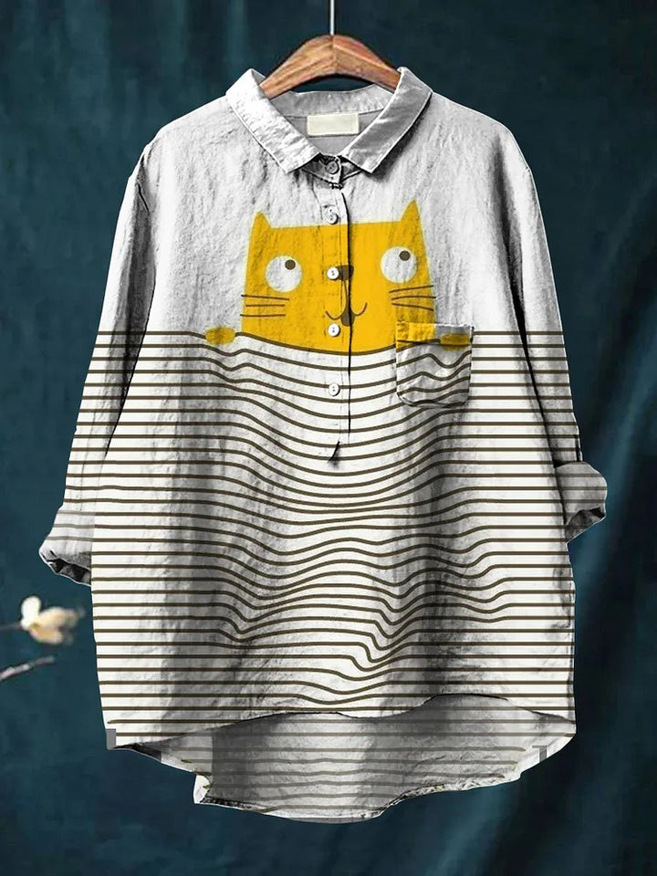 Christi | Camiseta de Arte de Gato
