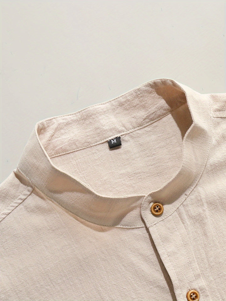 MARCO - CAMISA CLÁSICA DE ALGODÓN CON BOLSILLO