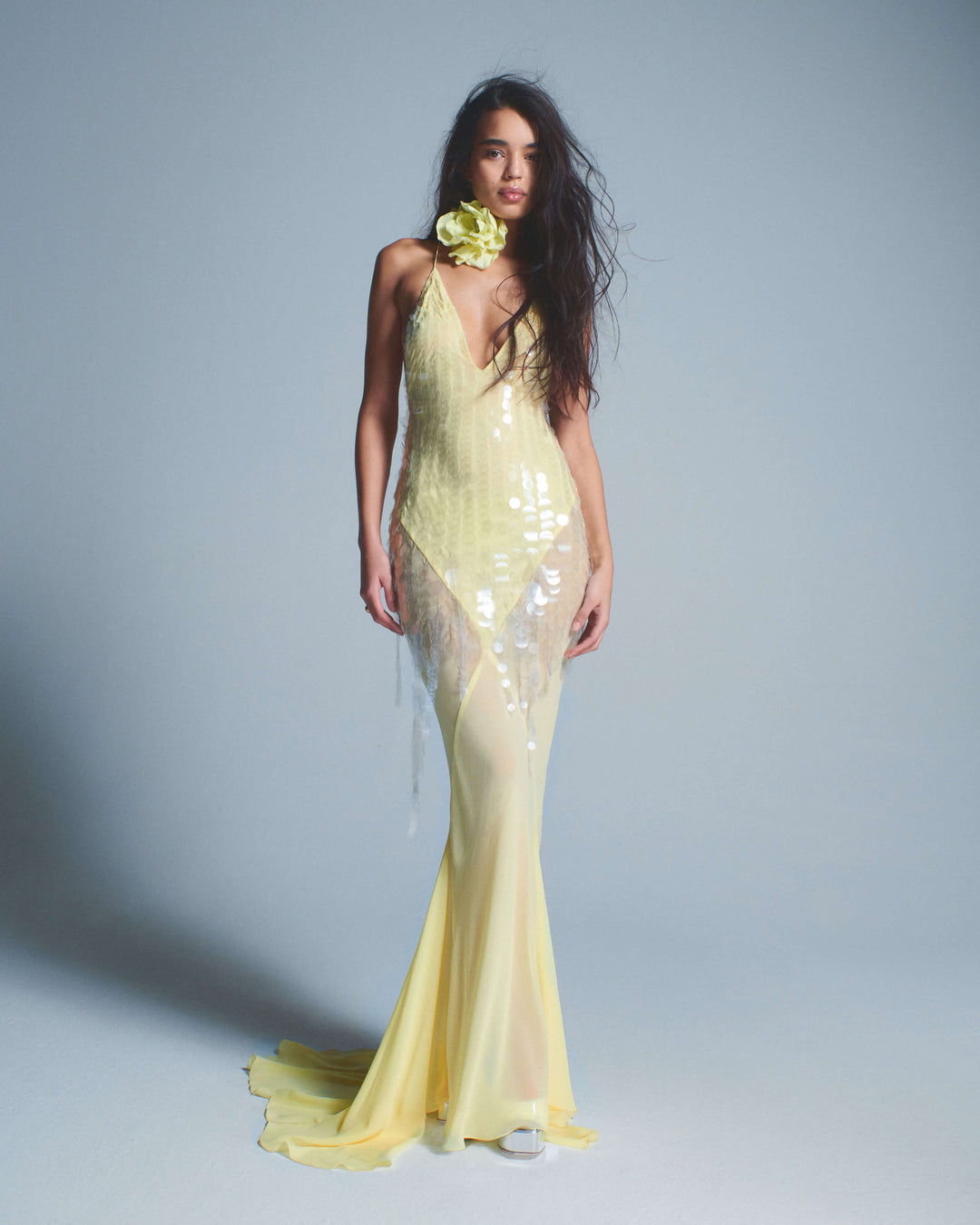 AYUMI - VESTIDO CHOKER PETAL KISS