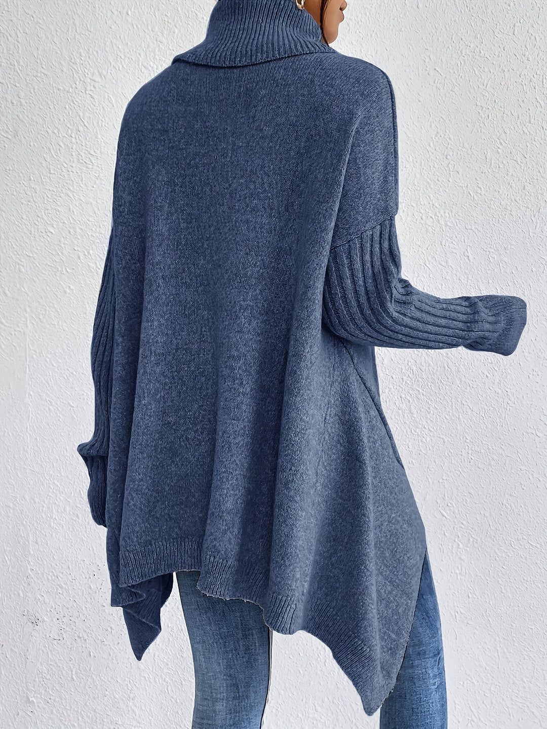 Isla | Suéter Oversized de Cuello Alto