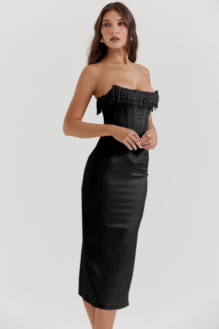 HALEY - VESTIDO MIDI CORSET