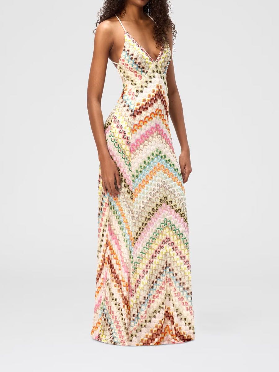HADLEY - VESTIDO DE CROCHET DE PUNTO ABIERTO