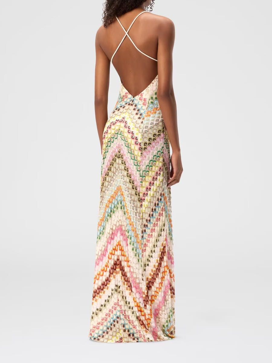 HADLEY - VESTIDO DE CROCHET DE PUNTO ABIERTO