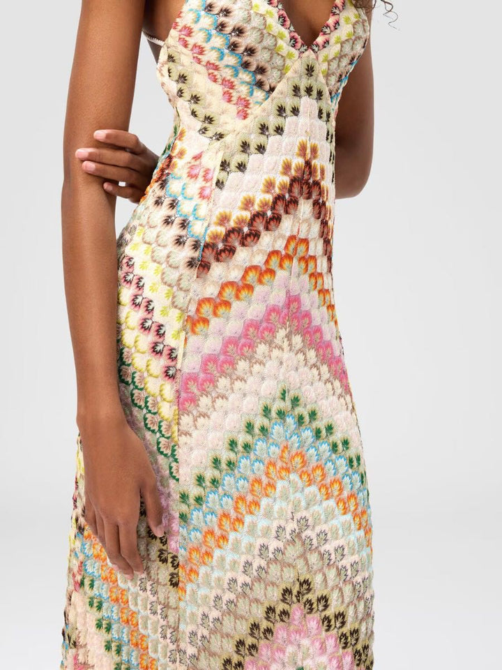 HADLEY - VESTIDO DE CROCHET DE PUNTO ABIERTO