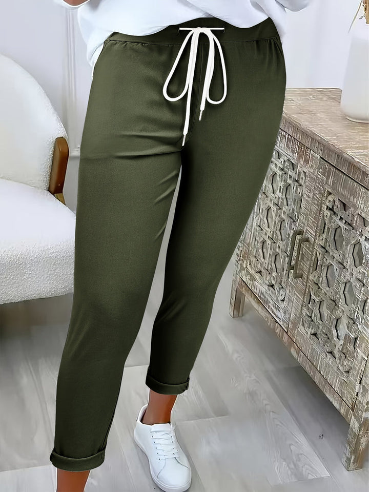 JAMIE - PANTALONES RELAJADOS CON CORDÓN