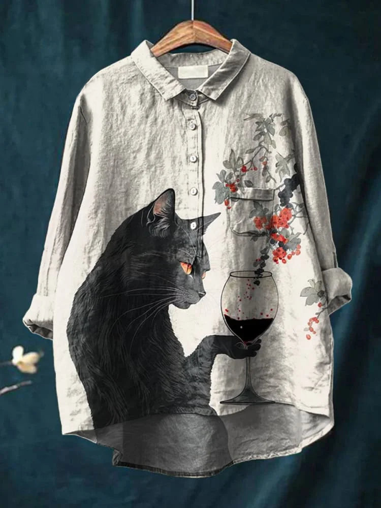 Christi | Camiseta de Arte de Gato